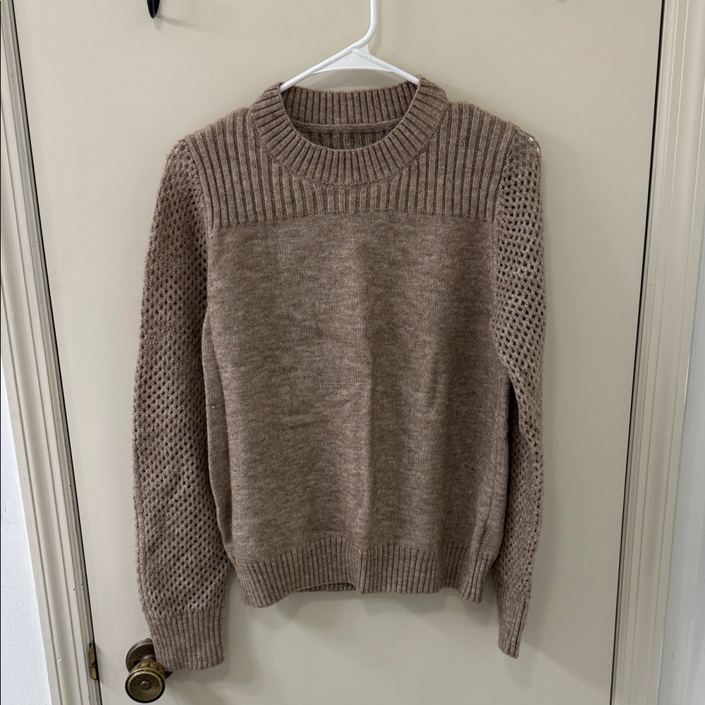 SHEIN Brown Knit Sweater